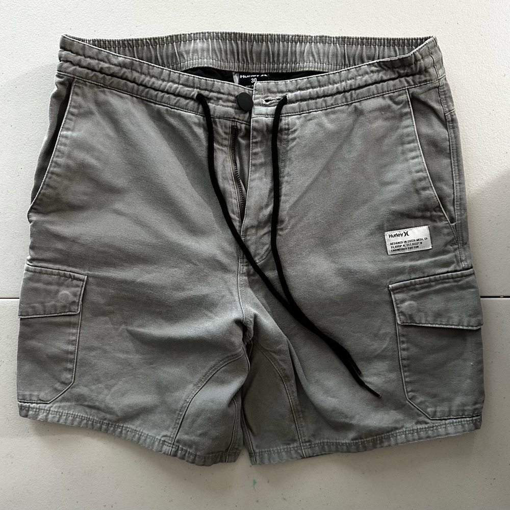 Hurley Men's Cargo Shorts in Gray